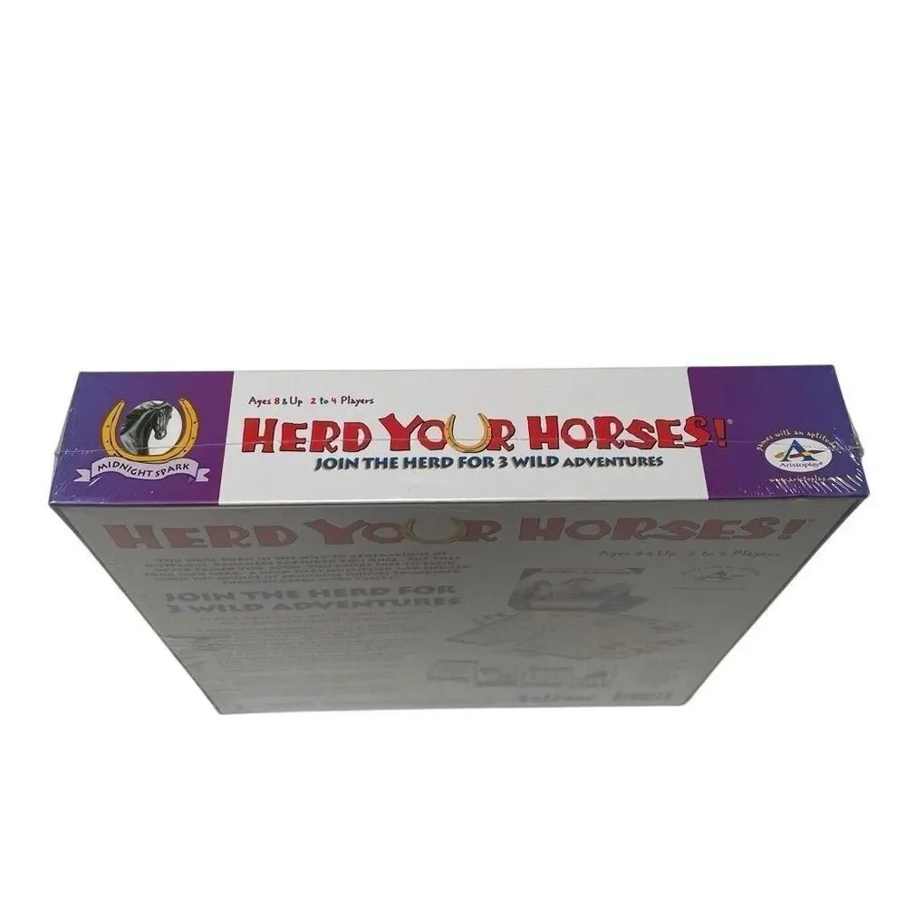 Herd Your Horses Board Game 3 Wild Adventures‎ Aristoplay Sealed NEW